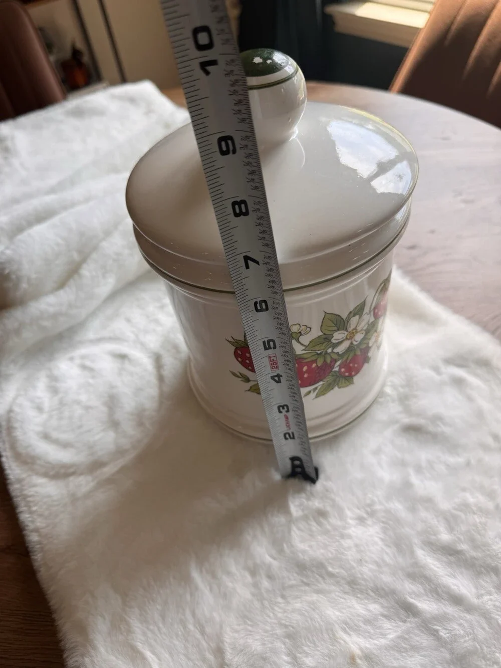 Vintage 1970 Strawberry Canister From Sears 1pcs Made In Japan